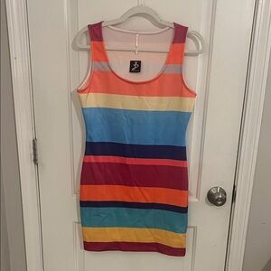 Ju-Ju-Be Multicolor Striped Mini Dress